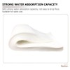 FOMIYES 100 Sheets Disposable Bathroom Foot Towels Non- woven Manicure