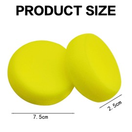 12 Pcs Round Painting Sponges 2.95 inch Yellow Artist Sponges Watercolor Sponges Synthetic Sponges for Face Painting Pottery Ceramics Art Crafts,Painting Sponge,Sponge Round Yellow