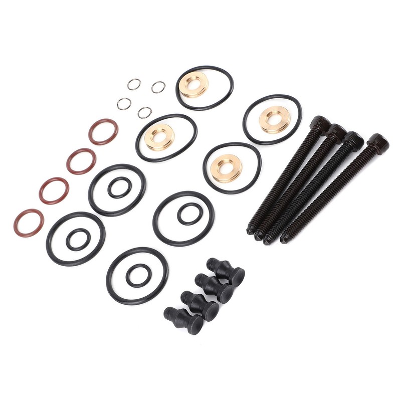 4Sets Fuel Injector Seal Repair Kit Sealing Assembly Clamp Bolt