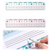NIHOOOOH Ruler, 5.9 inches (15 cm), Elementary School Ruler, Transparent