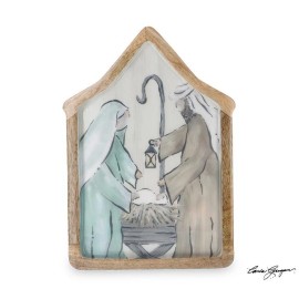 burton + BURTON Gift on High Holy Family Mango Tray by burton & Burton - Free Shipping
