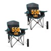FUNDANGO Oversized Folding Camping Chair for Adults 2 Pack, 550