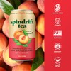 Spindrift Brewed Iced Tea, Peach Green Tea, Made with Real