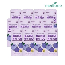 Meditree American Blueberry Puree Stick 100 12 boxes / 메디트리 미국산 블루베리 퓨레 스틱 100 12박스