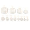 Baluue 600pcs Artificial Toenail Tips Full Cover Nail Art Toe