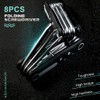 BOROCO 8 in 1 Multifunction Folding Screwdriver Set Portable Phillips