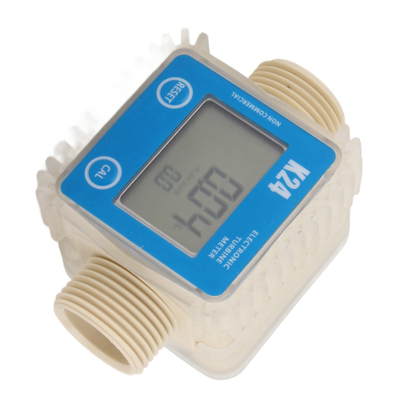 K24 LCD Turbine Digital Diesel Fuel Flow Meter Widely Used