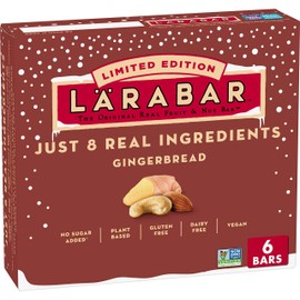 Larabar Gingerbread Fruit & Nut Bars, 6Count