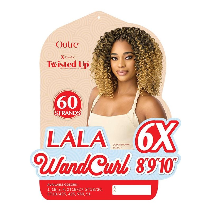 Outre X-Pression Twisted Up - Lala Wand Curl 8" 9"