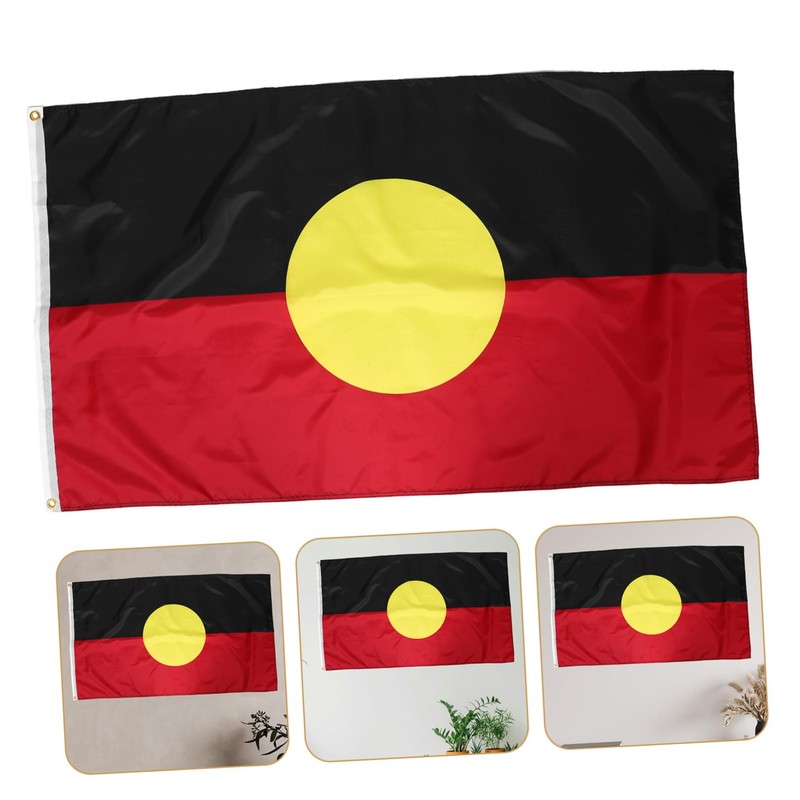 Kisangel Indigenous Flag Fade Resistant Polyester Banner for Display Celebrating