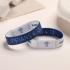 Flvkev Daily Bible Verse Bracelet Scan for Men Women Wearable