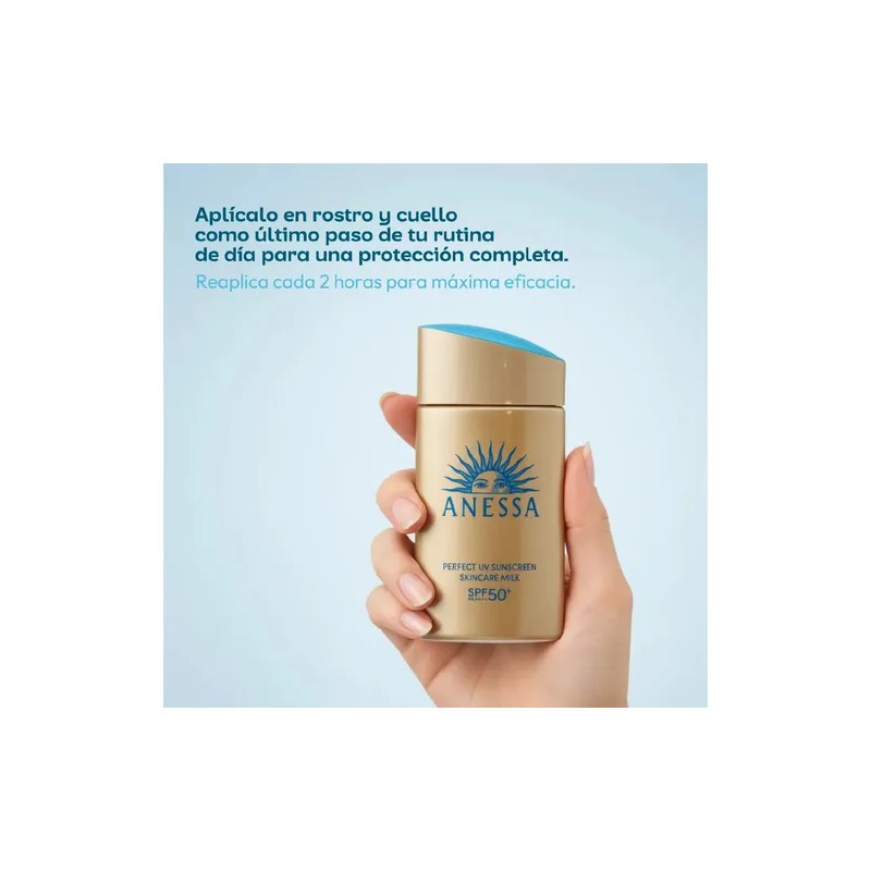 ANESSA, Protector Solar Milk SPF50, Textura Ligera 60 ml