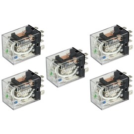 5X TEMCo Industrial Ice Cube Relay General Purpose 6 VDC 10A Contact 8 Pin