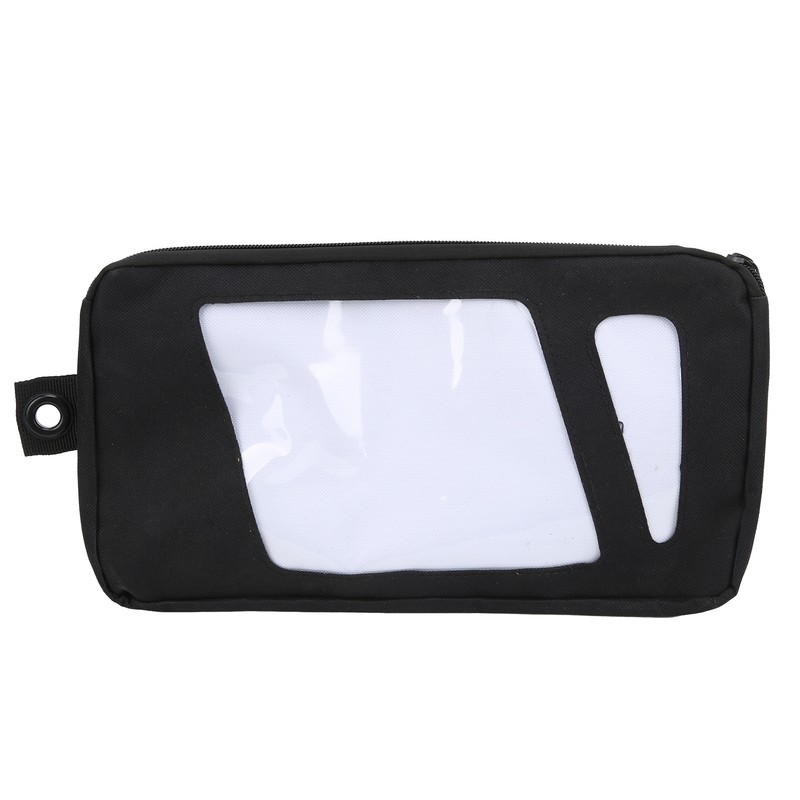10in Black Surfboard Surfing Fin Storage Bag Durable Canvas Handbag