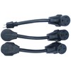 Couplago EV Charging Adapter Bundle, NEMA 14-30P,10-30P,5-15P to 14-50R Adapter,