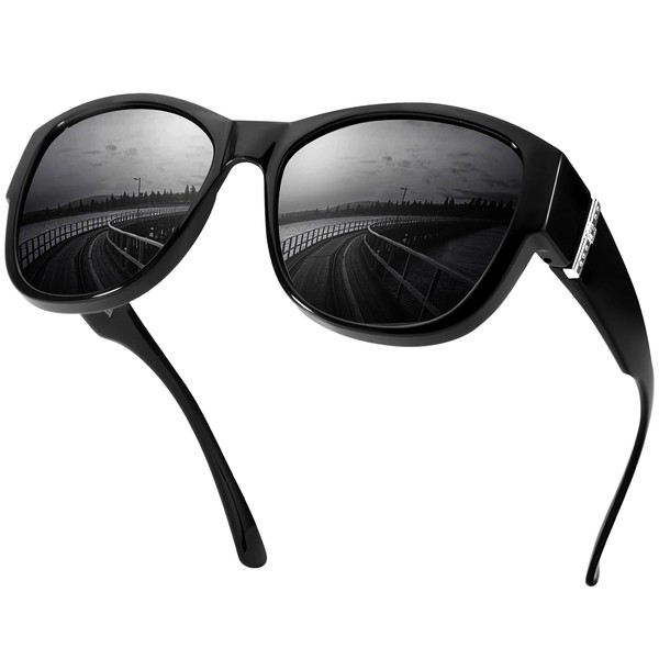 Trysee Polarized Fit Over Sunglasses to Wear Over Glasses for