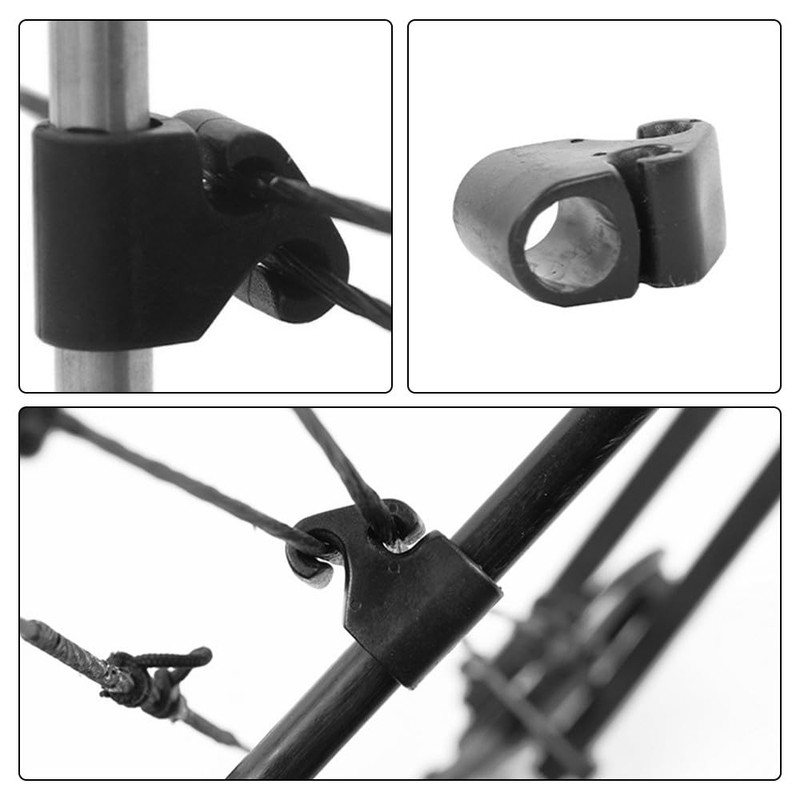 DONGKER Archery Cable Slide, Plastic Compound Bow Cable Slide, Lightweight