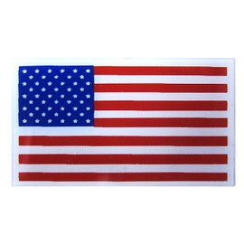 Pro-Tuff Decals 20 Mil American Flag Helmet Decal Set (50 Decals) for Football, Baseball, Lacrosse, Hockey Helmets