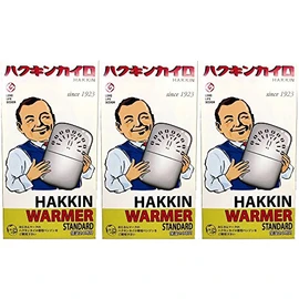 Hakukin Warmer, Standard, Pack of 1, Heat Retention Approx. 24 Hours, Set of 3