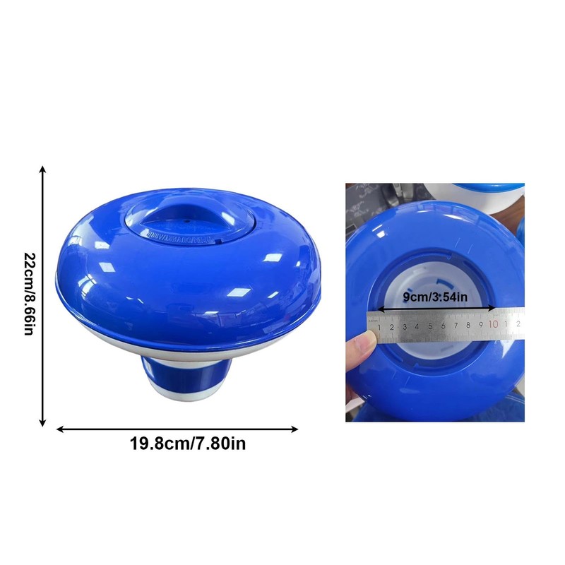 Pool Tablet Floater, Chlorine Floater Pool Floating Dispenser, Large Chlorine