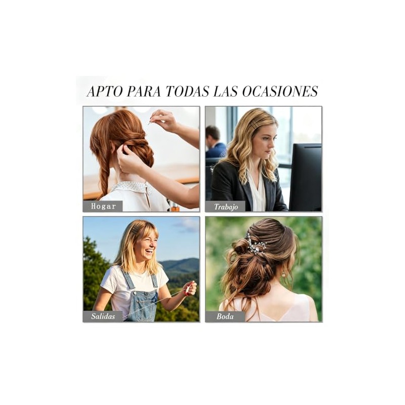 Kit de Pinzas para Cabello, 466 Piezas con Pasadores y