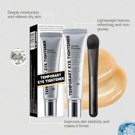 Crema para Ojos Firme Instantánea, Tensador Instantáneo Para Ojos, Ensora Temporal para Ojo,Reduce las arrugas y las Bolsas Debajo de Los Ojo,Suaviza las Líneas,Tensador Facial (1PCS)