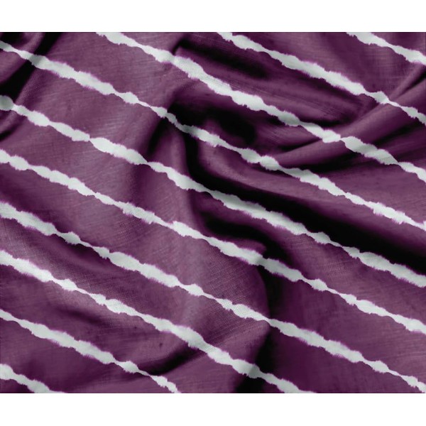 Soimoi Unstitched Crepe Fabric, 1 Meter - 42" Wide, Purple