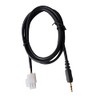 MagiDeal 2X 3.5mm Motorcross AUX Audio Cable Male Line 3-PIN