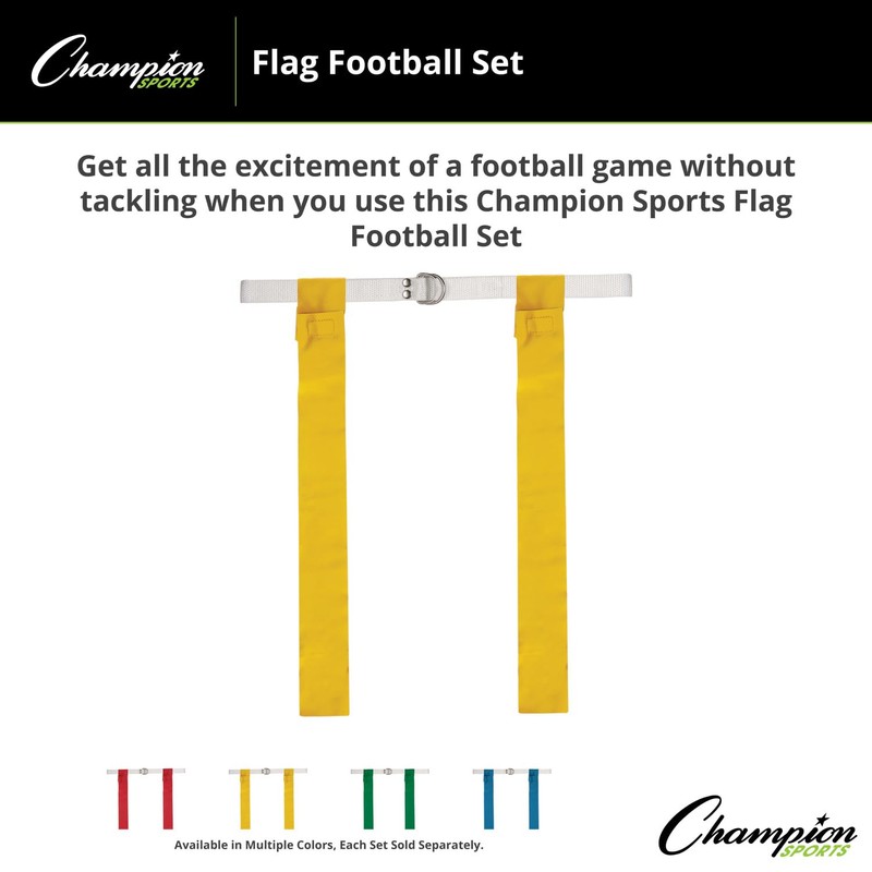 Champion Sports Flag Football Set, Yellow