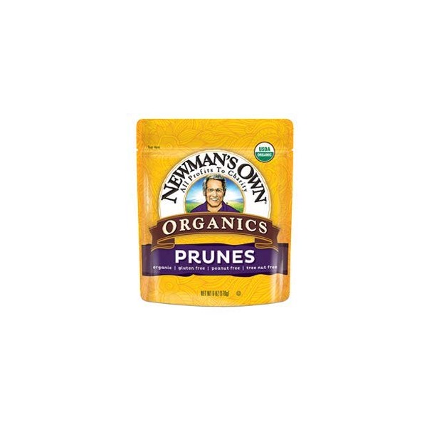 Newman's Own Organics California Prunes, (Pack of 2) 12-Ounce Pouches