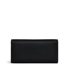 Radley London Selby Crescent Women's Large Grained Leather Flapover Matinee Purse with 6 Card Slots, Black