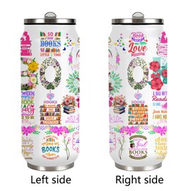 YOPIGOT Book Lover Tumbler Gifts For Women Girls Book Lover Stainless Steel Insulated Tumbler With Straw Lid,Book Lover Gifts For Librarian Book Lover Women Readers Bookworm 17 Oz