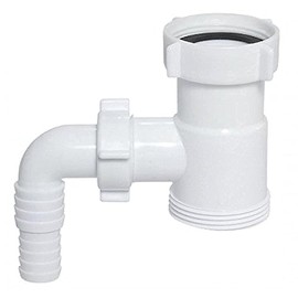 Drain Waste Trap Pipe Extension Connector 1 1/2" BSP with Dishwasher Input