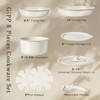 GiPP Ceramic Pots and Pans Set Non Stick, Nonstick Detachable