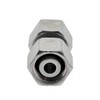 Straight cutting ring connector with sealing cone and O-ring, 12