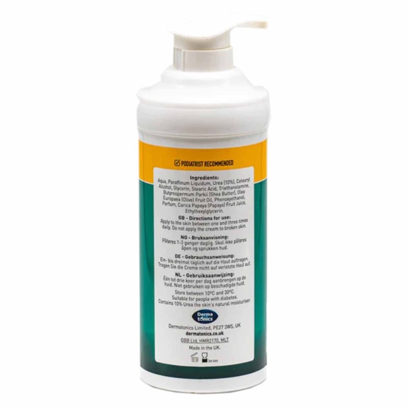 Dermatonics Natural Care Dry Skin Cream -Enriched with 10% Urea,