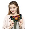 MoCaliduccious Mandala Printed Cosmetic Bag Vibrant Spiritual Design Makeup Organizer