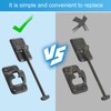 TNITRIB RV T-Style Door Holder Catch 6" for Latch Holder