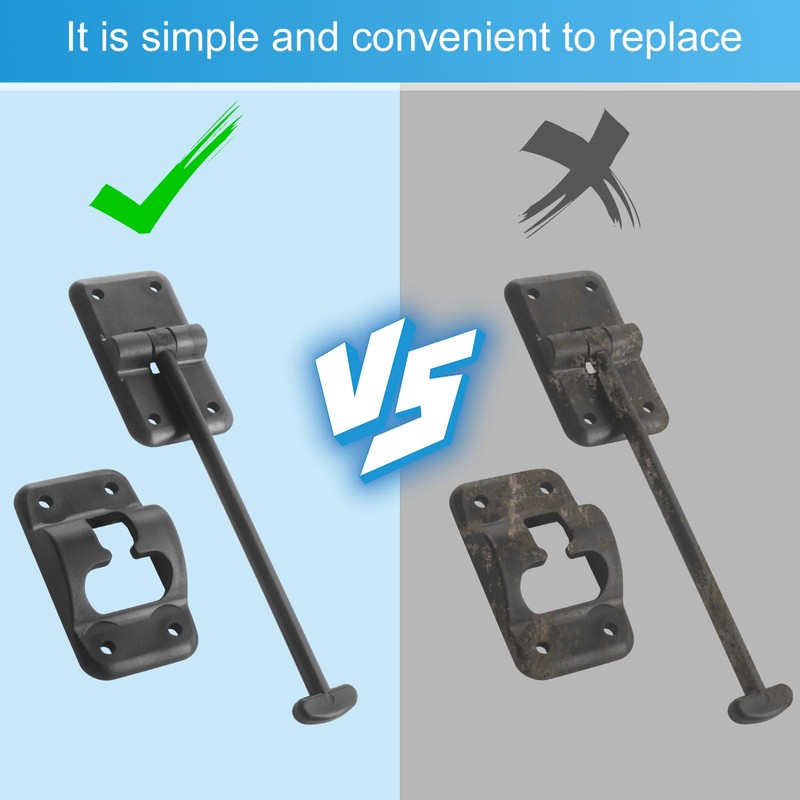 TNITRIB RV T-Style Door Holder Catch 6" for Latch Holder