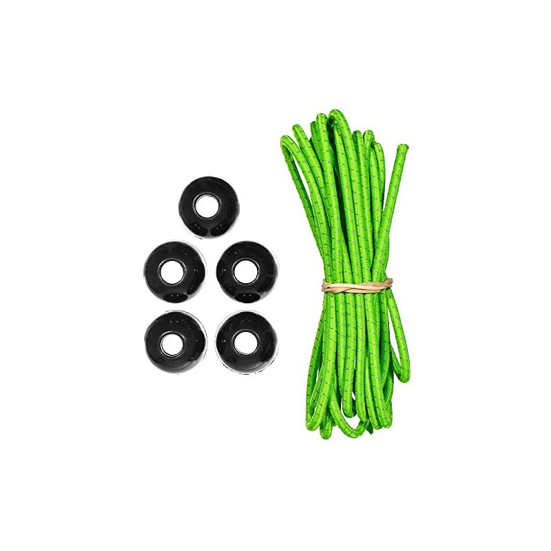 Toggle Ball Bungee Kit - Reflective Neon Green