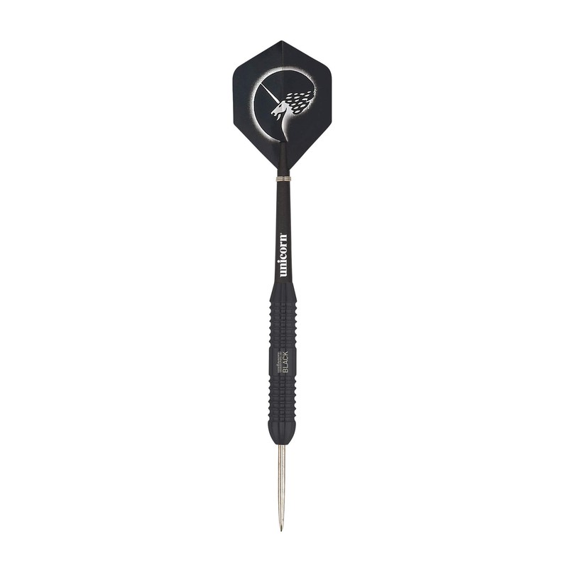 Unicorn Steel Tip Darts Set | Core Plus Black Brass