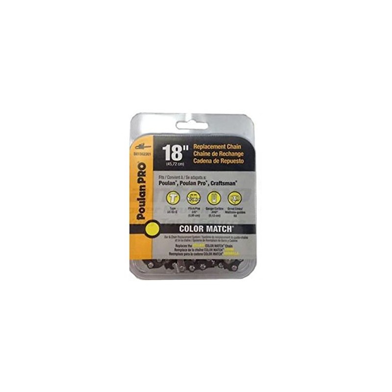 Poulan 581562301 18-Inch 3/8-Inch Pitch Chain Saw Chain