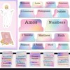 Bible Tabs with Unique Stickers, Laminated Bible Tabs for Women