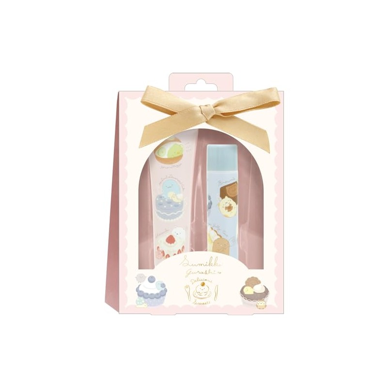 San-X GS16704 Sumikko Gurashi Hand Cream & Lip Gift, Pear