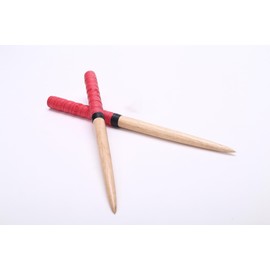 (Inverted Scale) Wooden Bat Material, Glossy Maibee, Tapered Roll Specification, Rubber Wood (Wooden Bat Material) Boasts Repulsive Power! Arcade Game Diameter 0.8 inches (20 mm), Total Length 13.8