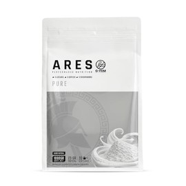 ARES Pure Proteína en Polvo, Sabor Natural, 23g Proteína, 0 Azúcares, 0 Químicos, 0 Conservadores, 1000 gr, 33 Servicios