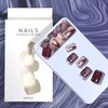 Christmas Press on Nails Short Square Fake Nails Full Cover