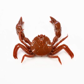 Tsubay Light Game WORM AZW-M M004# Brown/Red Glitter Azurro Crab Worm