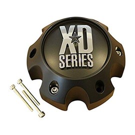 KMC XD Series 796 797 798 Matte Flat Black 6 Lug Wheel Rim Center Cap 1079L145 S708-06 ABS