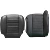 SecosAutoparts Driver Side Bottom & Top Lean Back Synthetic Leather
